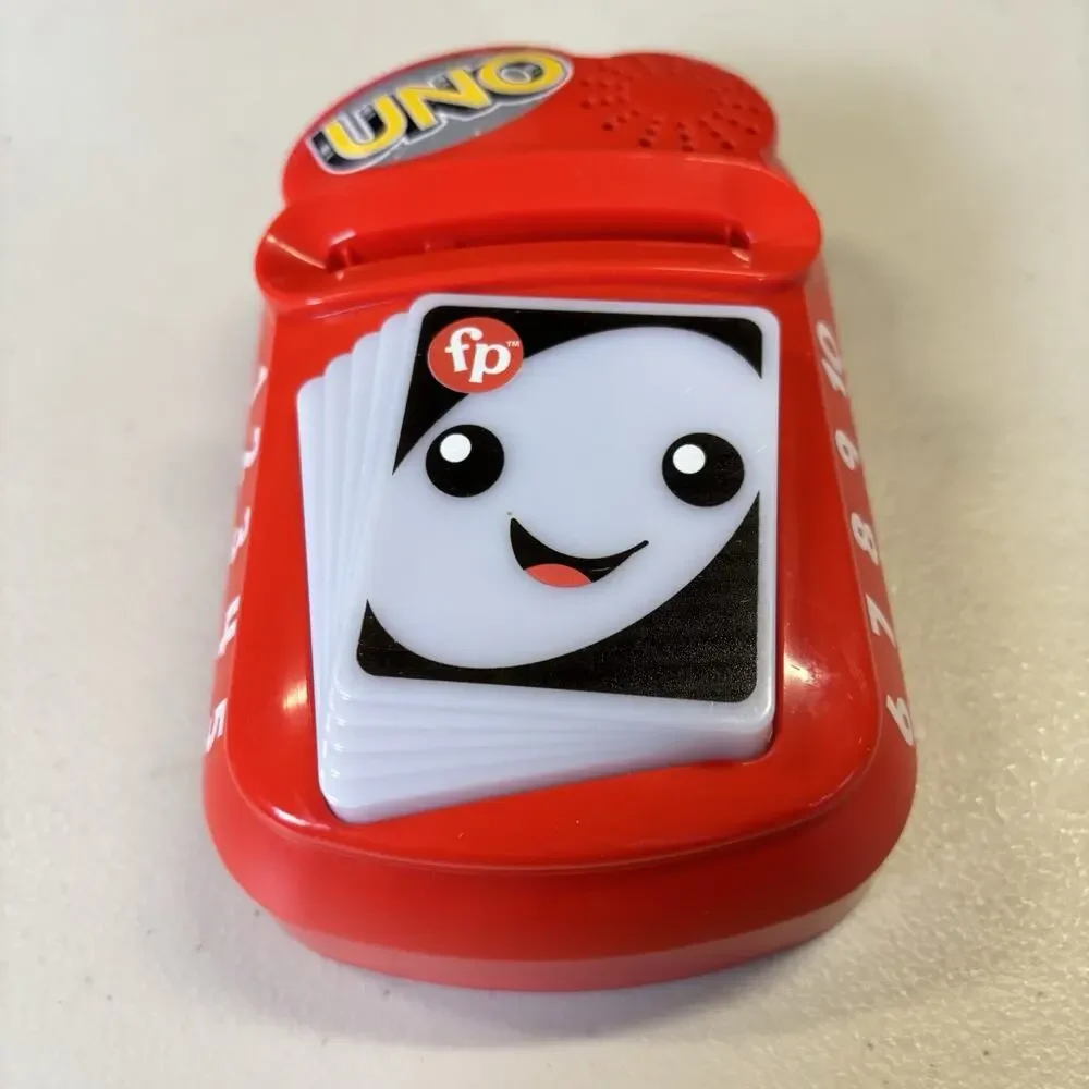 Fisher Price Laugh & Learn Counting and Colors UNO Game Toddler First No Cards.